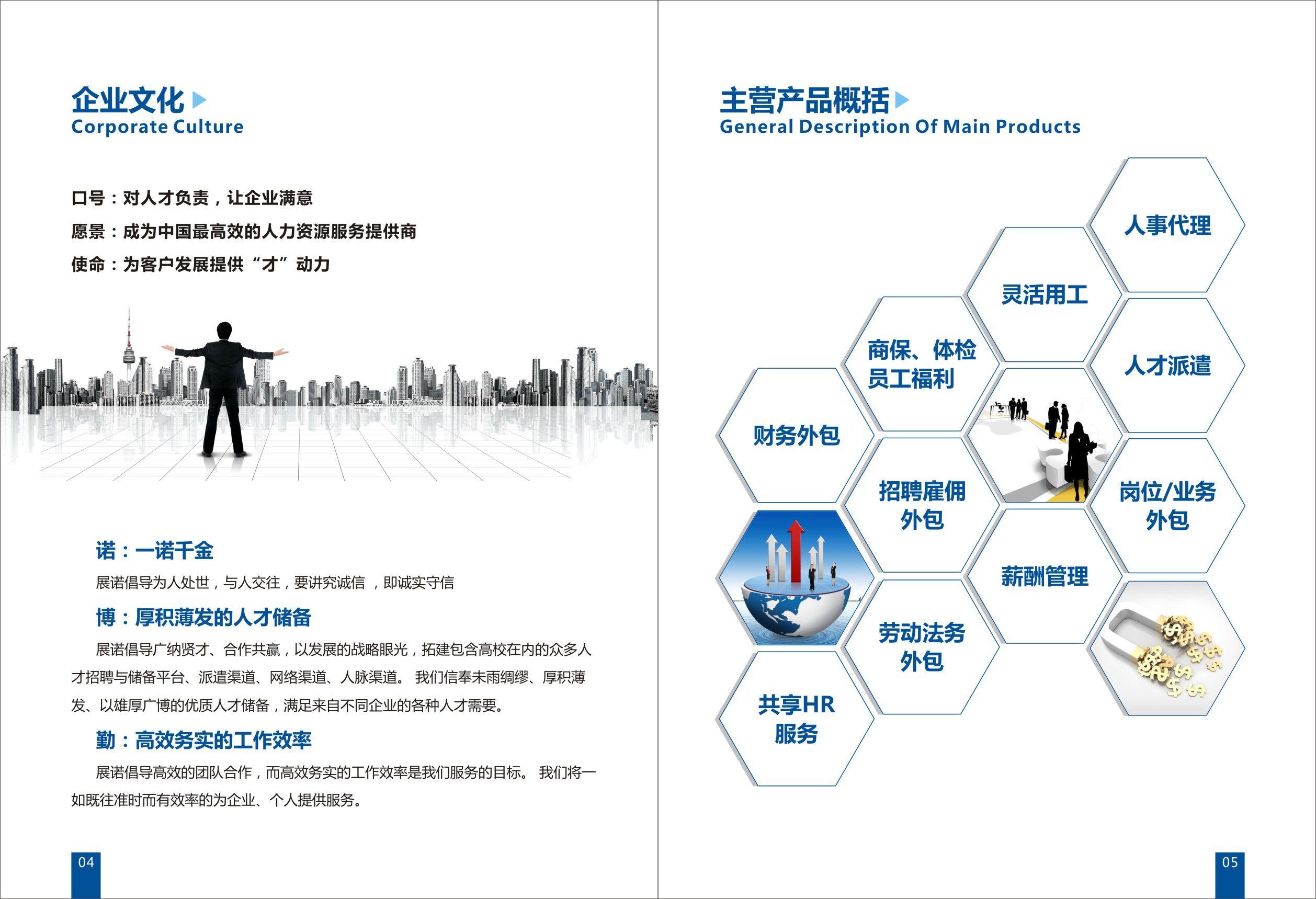 主营产品概括